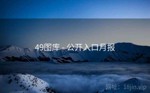 49图库 - 公开入口月报